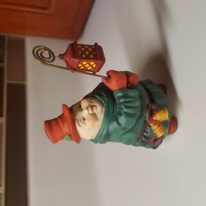 Dept 56 Merry Makers LEO THE LAMP-A-LIGHTER Christmas Monk